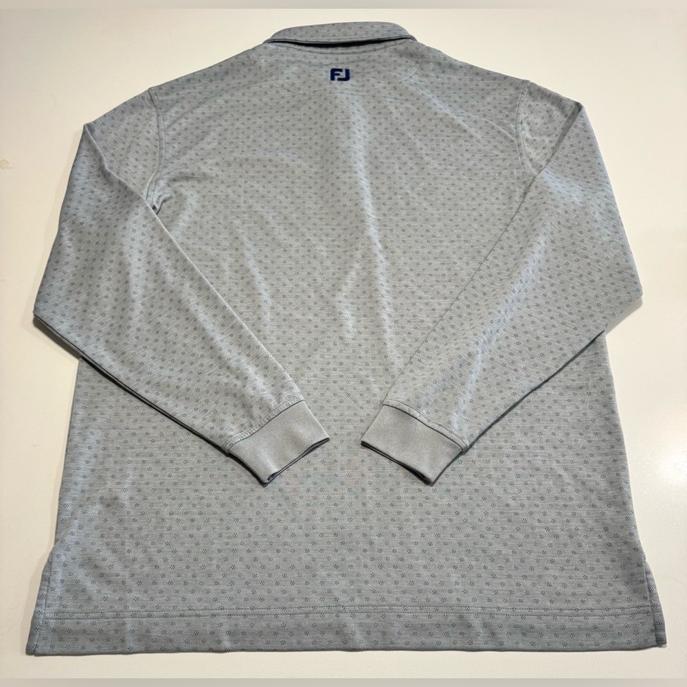 FJ FootJoy Golf Polo Warm Thick Shirt Mens Large Long Sleeve Athletic Golf - Picture 2 of 9
